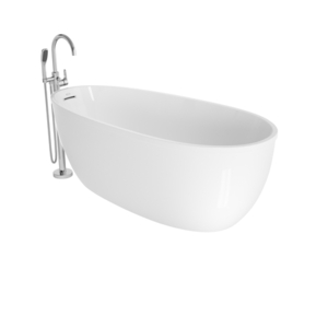 JOSB6732BUXXXXG Signature Unique Size Soaking Tub - White / Chrome JOSB6732BUXXXXG Signature Unique Size Soaking Tub - White / Chrome