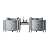 Double Vanities 33-1/4 x 119 x 23-1/2