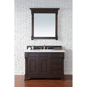 J14711452663CLW Brookfield Over 45" Bathroom Vanity - Burnished Mahogany/Classic Wht J14711452663CLW Brookfield Over 45" Bathroom Vanity - Burnished Mahogany/Classic Wht