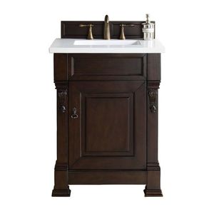 J147114V26BNM3CLW Brookfield 25" to 30" Bathroom Vanity - Burnished Mahogany J147114V26BNM3CLW Brookfield 25" to 30" Bathroom Vanity - Burnished Mahogany