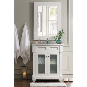 J148V30GCWAF Weston 25" to 30" Bathroom Vanity - Cottage White/Arctic Fall J148V30GCWAF Weston 25" to 30" Bathroom Vanity - Cottage White/Arctic Fall