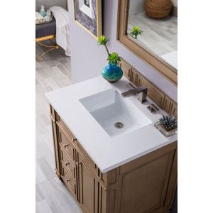 J157V30WW3CLW Bristol 25" to 30" Bathroom Vanity - Whitewashed Walnut/Classic W J157V30WW3CLW Bristol 25" to 30" Bathroom Vanity - Whitewashed Walnut/Classic W
