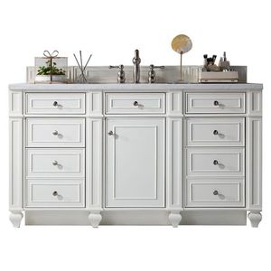 J157V60SCWH3AF Bristol Over 45" Bathroom Vanity - Cottage White/Arctic Fall J157V60SCWH3AF Bristol Over 45" Bathroom Vanity - Cottage White/Arctic Fall