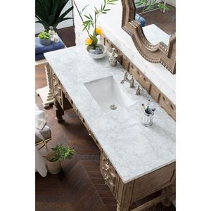 J161V60SEG3CAR Castilian Over 45" Bathroom Vanity - Empire Gray/Carrara White J161V60SEG3CAR Castilian Over 45" Bathroom Vanity - Empire Gray/Carrara White