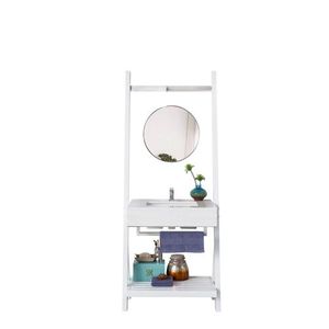 J410V30GW Lakeside 25" to 30" Bathroom Vanity - Gloss White J410V30GW Lakeside 25" to 30" Bathroom Vanity - Gloss White