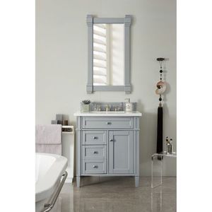 J650V30UGR3AF Brittany 25" to 30" Bathroom Vanity - Urban Gray/Arctic Fall J650V30UGR3AF Brittany 25" to 30" Bathroom Vanity - Urban Gray/Arctic Fall