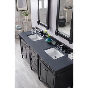 J650V72BKO3CSP Brittany Double Vanity Bathroom Vanity - Black Onyx/Charcoal J650V72BKO3CSP Brittany Double Vanity Bathroom Vanity - Black Onyx/Charcoal