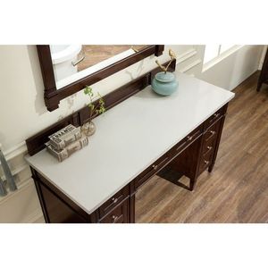 J651V60SBNMSNWMC Brittany Over 45" Bathroom Vanity - Burnished Mahogany/Snow White J651V60SBNMSNWMC Brittany Over 45" Bathroom Vanity - Burnished Mahogany/Snow White