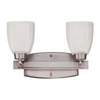Bathroom Lighting (2 Bulbs) 15-1/2" Width Bathroom Lighting (2 Bulbs) 15-1/2" Width