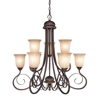 Mid Sized Chandelier 32-1/2" Width Mid Sized Chandelier 32-1/2" Width