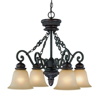 Mid Sized Chandelier 25-1/2" Width Mid Sized Chandelier 25-1/2" Width