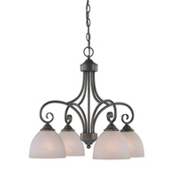Mid Sized Chandelier 22-1/2" Width Mid Sized Chandelier 22-1/2" Width
