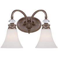 Bathroom Lighting (2 Bulbs) 16-1/2" Width Bathroom Lighting (2 Bulbs) 16-1/2" Width