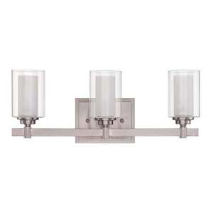 C16720BNK3 Celeste 3 Bulb Bathroom Lighting - Brushed Satin Nickel C16720BNK3 Celeste 3 Bulb Bathroom Lighting - Brushed Satin Nickel