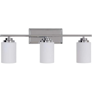 C39703CH Albany 3 Bulb Bathroom Lighting - Chrome C39703CH Albany 3 Bulb Bathroom Lighting - Chrome