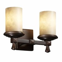 Bathroom Lighting (2 Bulbs) 12-3/4" Width Bathroom Lighting (2 Bulbs) 12-3/4" Width