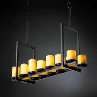 Multi Light Pendant 42" Width Multi Light Pendant 42" Width