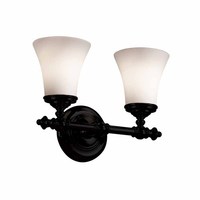 Bathroom Lighting (2 Bulbs) 14-1/4" Width Bathroom Lighting (2 Bulbs) 14-1/4" Width