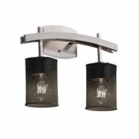 Bathroom Lighting (2 Bulbs) 15-1/2" Width Bathroom Lighting (2 Bulbs) 15-1/2" Width