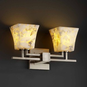 JALR870240NCKL Aero 2 Bulb Bathroom Lighting - Brushed Nickel JALR870240NCKL Aero 2 Bulb Bathroom Lighting - Brushed Nickel