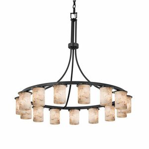 JALR873510MBLK Dakota Large Foyer Chandelier Chandelier - Matte Black JALR873510MBLK Dakota Large Foyer Chandelier Chandelier - Matte Black
