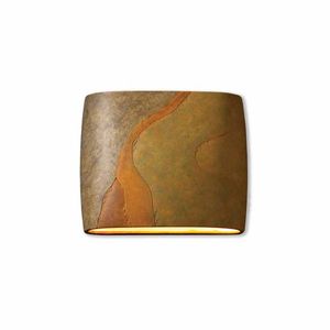 JCER8850WSLHY Ambiance 1 Bulb Wall Sconce - Harvest Yellow Slate JCER8850WSLHY Ambiance 1 Bulb Wall Sconce - Harvest Yellow Slate