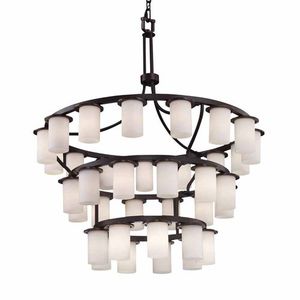 JCLD873310DBRZ Dakota Large Foyer Chandelier Chandelier - Dark Bronze JCLD873310DBRZ Dakota Large Foyer Chandelier Chandelier - Dark Bronze