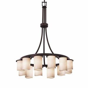 JCNDL873814CREMDBR Dakota Large Foyer Chandelier Chandelier - Dark Bronze JCNDL873814CREMDBR Dakota Large Foyer Chandelier Chandelier - Dark Bronze