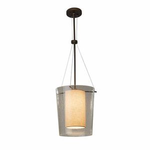 JFAB8010CREMDBRZ Amari Down Light Pendant Light - Dark Bronze / Cream JFAB8010CREMDBRZ Amari Down Light Pendant Light - Dark Bronze / Cream