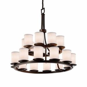 JFAB876710WHTEDBRZ Dakota Large Foyer Chandelier Chandelier - Dark Bronze JFAB876710WHTEDBRZ Dakota Large Foyer Chandelier Chandelier - Dark Bronze