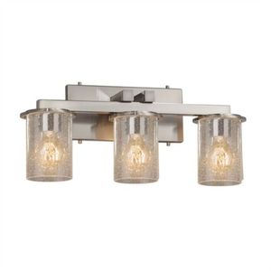 JFSN877310SEEDNCKL Dakota 3 Bulb Bathroom Lighting - Nickel JFSN877310SEEDNCKL Dakota 3 Bulb Bathroom Lighting - Nickel