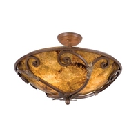 Semi Flush Mount 21-1/4" Width Semi Flush Mount 21-1/4" Width
