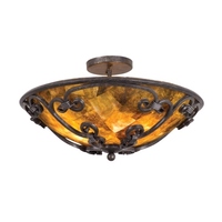 Semi Flush Mount 21-1/4" Width Semi Flush Mount 21-1/4" Width