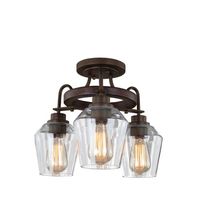 Semi Flush Mount 16" Width