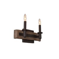 Bathroom Lighting (2 Bulbs) 12" Width