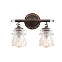 Bathroom Lighting (2 Bulbs) 13-1/4" Width Bathroom Lighting (2 Bulbs) 13-1/4" Width