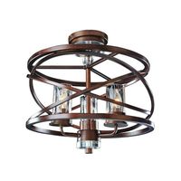 Semi Flush Mount 16-3/4" Width Semi Flush Mount 16-3/4" Width