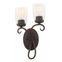Bathroom Lighting (2 Bulbs) 9" Width Bathroom Lighting (2 Bulbs) 9" Width