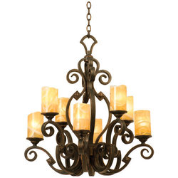 Mid Sized Chandelier 29-1/2" Width Mid Sized Chandelier 29-1/2" Width