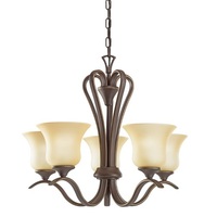Mid Sized Chandelier 23-1/2" Width Mid Sized Chandelier 23-1/2" Width