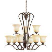 Large Foyer Chandelier 32" Width