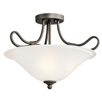 Semi Flush Mount 16" Width