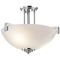 Semi Flush Mount 17-1/2" Width