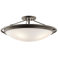 Semi Flush Mount 23-1/4" Width