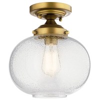 Semi Flush Mount 9-3/4" Width