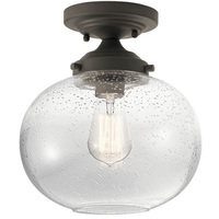 Semi Flush Mount 9-3/4" Width