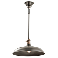Down Light Pendant 16" Width
