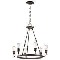 Mid Sized Chandelier 25-1/4" Width