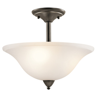 Semi Flush Mount 16" Width