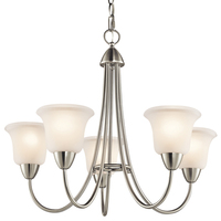 Mid Sized Chandelier 25-1/4" Width Mid Sized Chandelier 25-1/4" Width